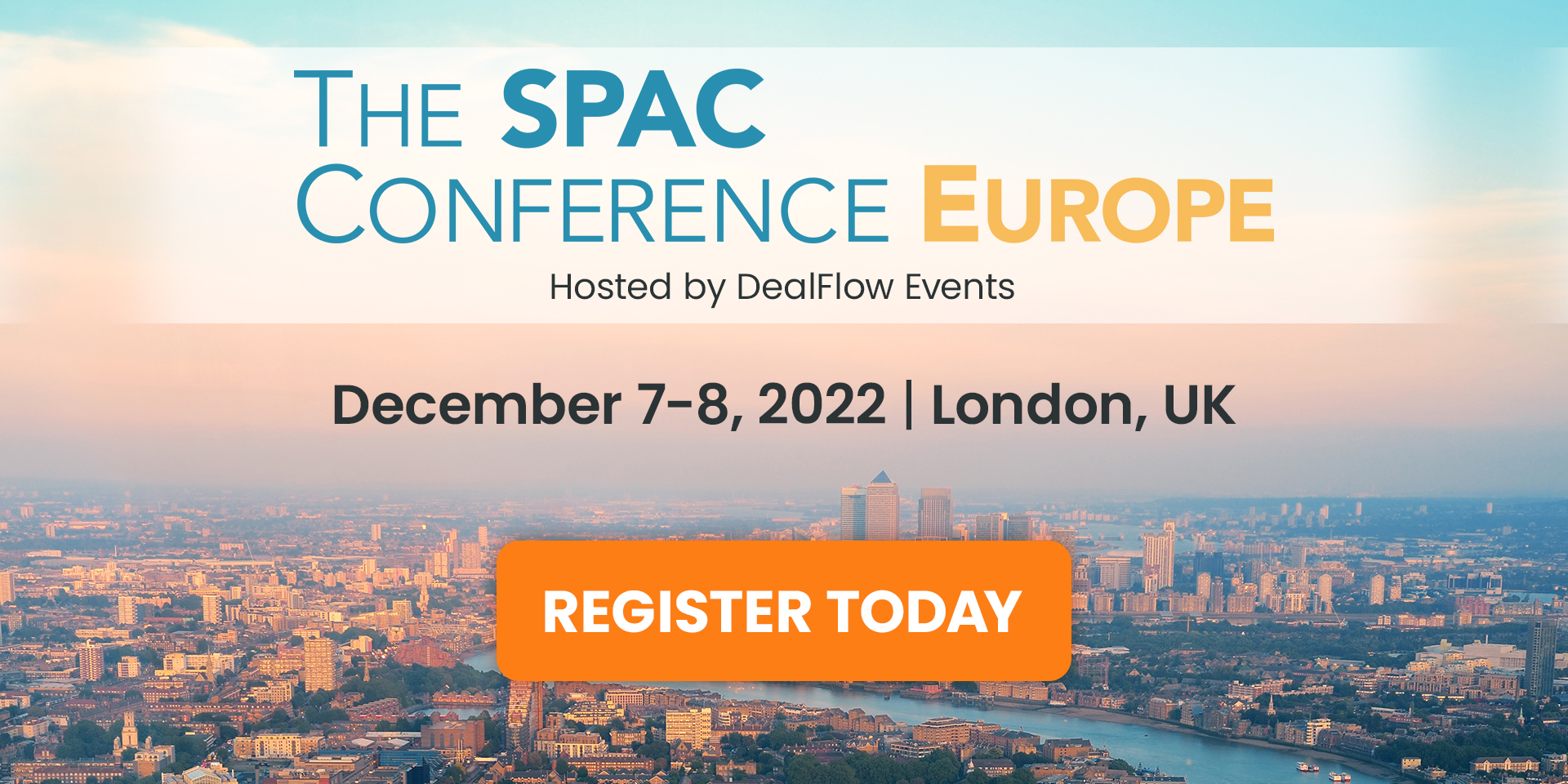 The SPAC Conference Europe December 78, 2022 London, UK